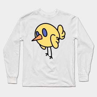 Cute Bird - Yellow Long Sleeve T-Shirt
